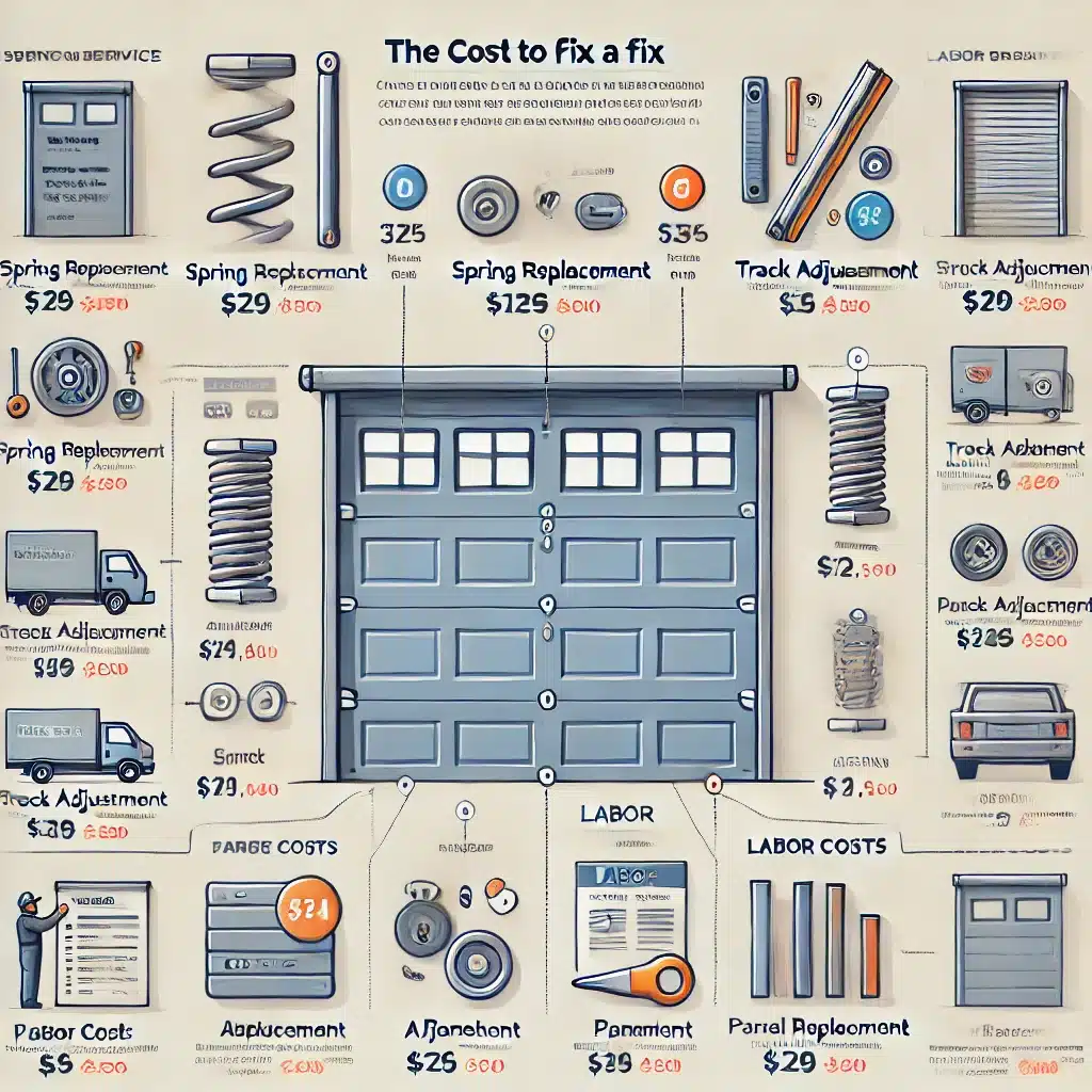 how much to fix a garage door