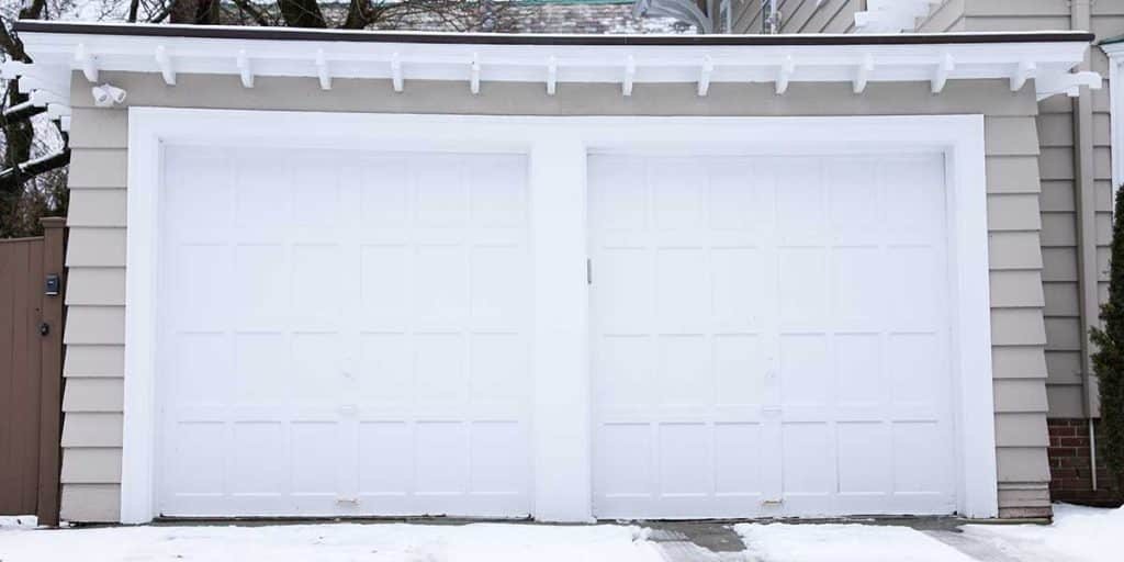 garage door frozen shut